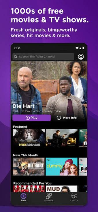 Roku Channel: Free streaming for live TV & movies
