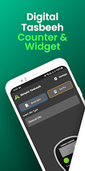 One Tasbeeh Counter  Widget