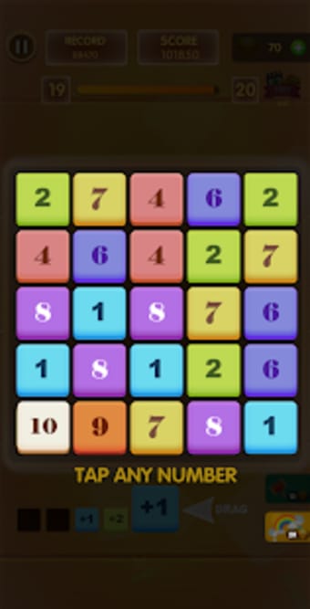 Number Game - Math-3 Game - Merge Block Raising