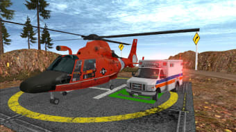 Heli Ambulance Simulator 2020: 3D Flying car games