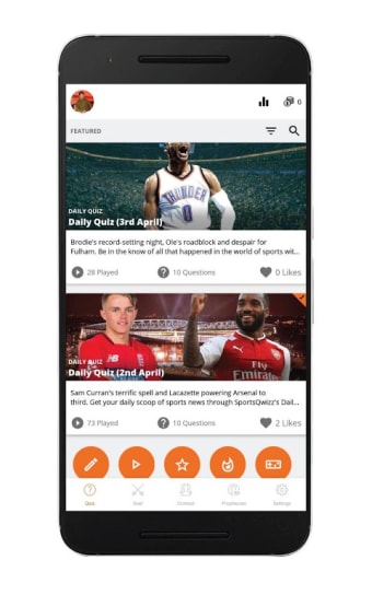 SportsQwizz: A Thrilling Sports Quiz Game App