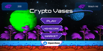 Crypto Vase space - NFT Games