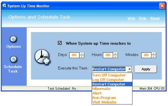 System Up Time Monitor