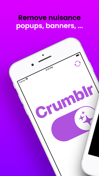 Crumblr  Hide cookies popups