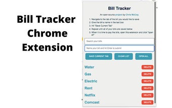 Bill Tracker