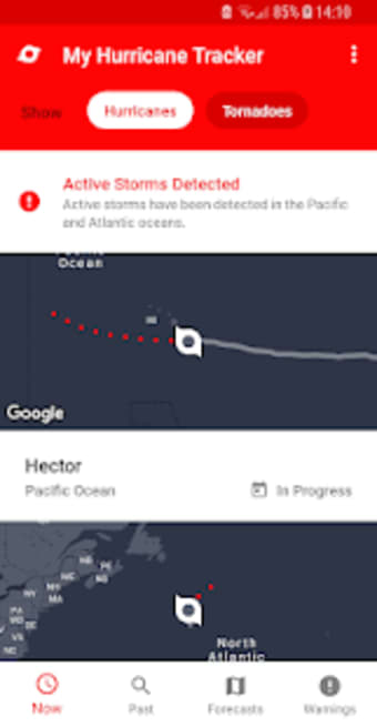 My Hurricane Tracker  Tornado Alerts  Warnings
