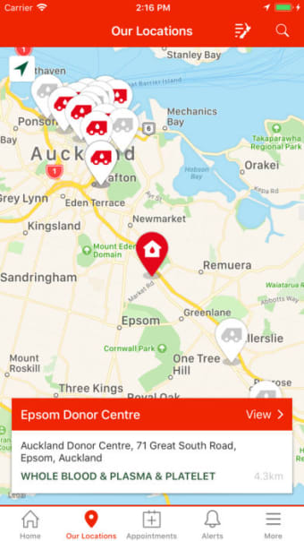 NZ Blood Service Donor App