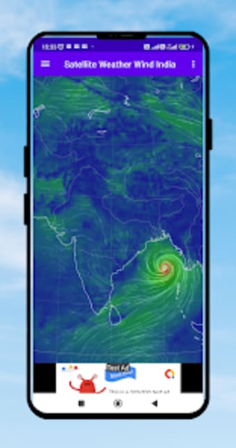 Satellite Weather Wind India