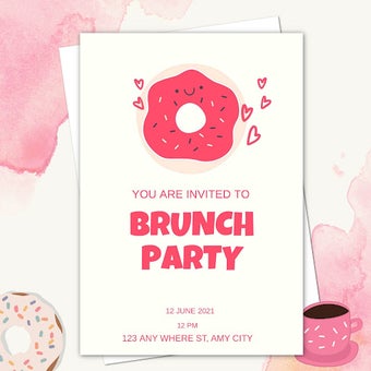 Party invitation card maker