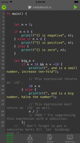 Rust Programming Compiler