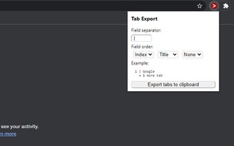 Tab Export