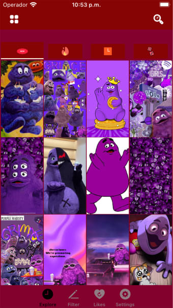 Monster Grimace Shaake walls