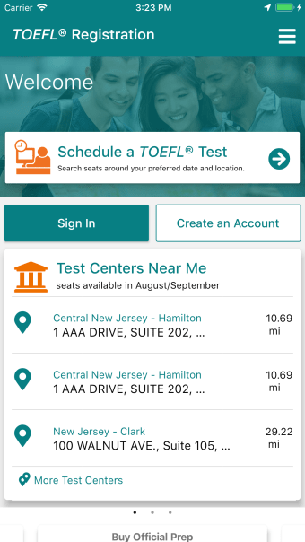 TOEFL Official App