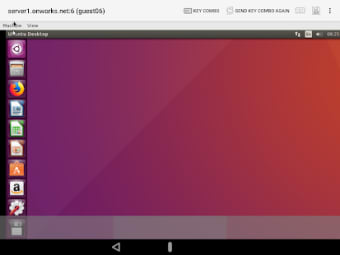 UbuWorks Ubuntu from an Android