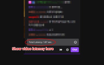 Twitch Latency Display