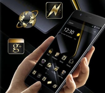 Gold Black Business Theme For Huawei P20