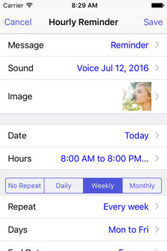 Reminders with Voice Reminder
