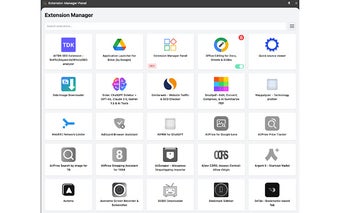 Extension Manager Panel