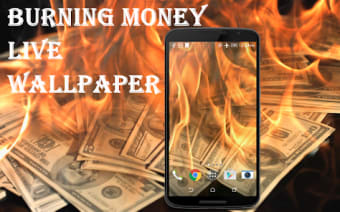 Burning Money Live Wallpaper