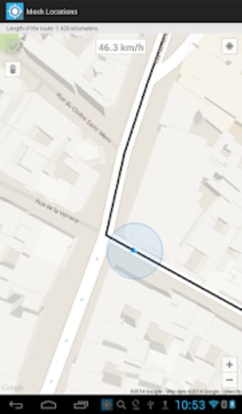 Mock Locations fake GPS path