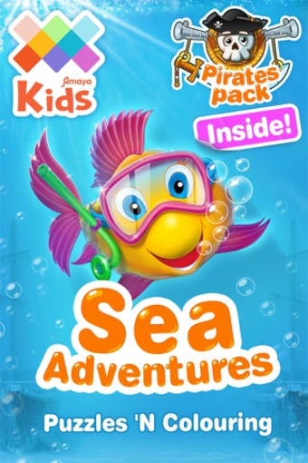 Puzzles 'N Colouring - Sea Adventures