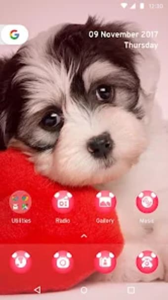 Cute Puppy Theme by Micromax