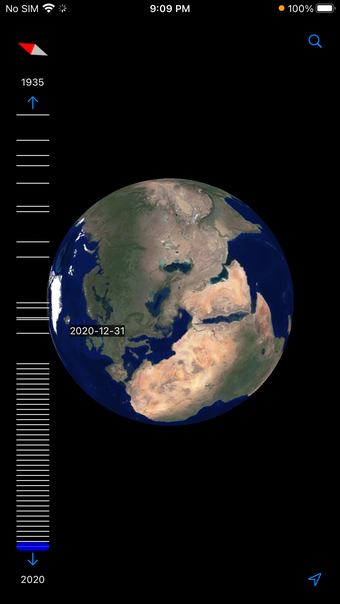 Earth History - live map now