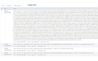 Splunk XML Formatter