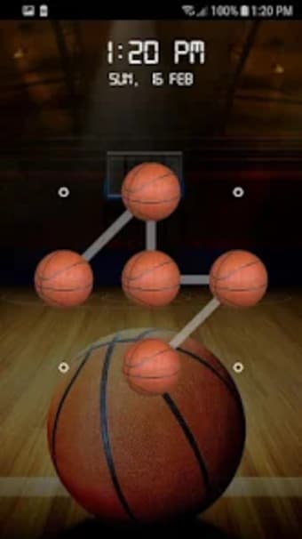 Basketball Screen Lock Pattern