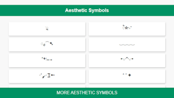 Aesthetic Symbols