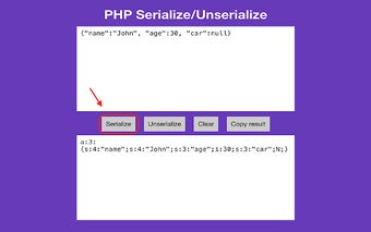 PHP Serialize/Unserialize