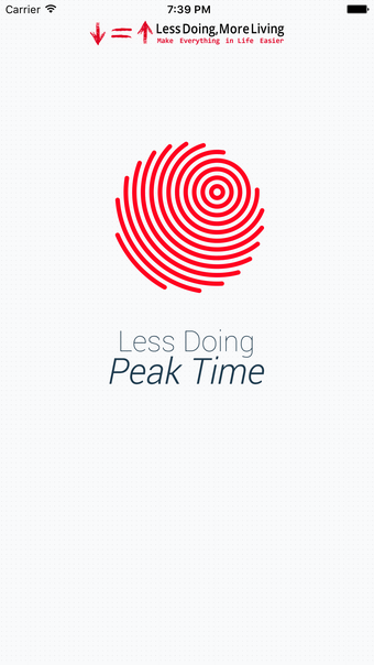 Less Doing Peak Time