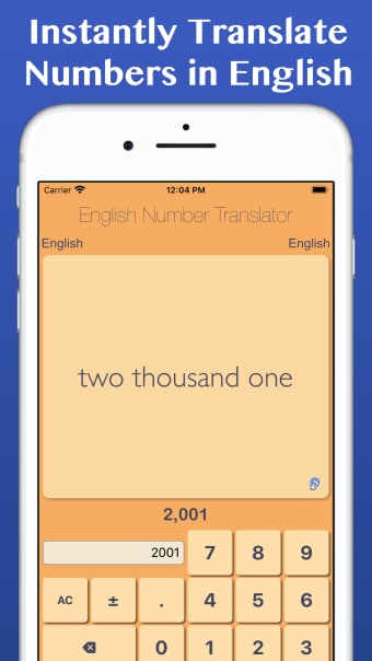 English Number Translator