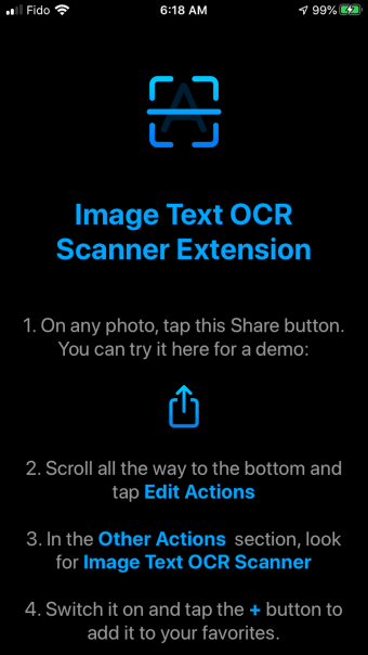 Image Text OCR Photo Scanner