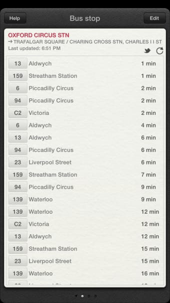 Next Bus Times for London