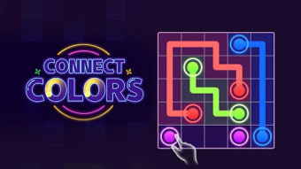 Connect Colors: Two dots flow