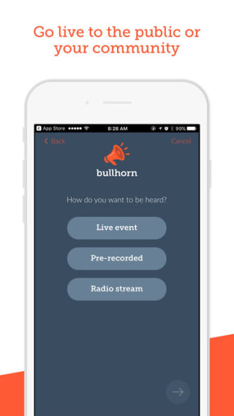 Bullhorn: Podcast App