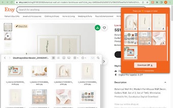 Etsy Images Downloader