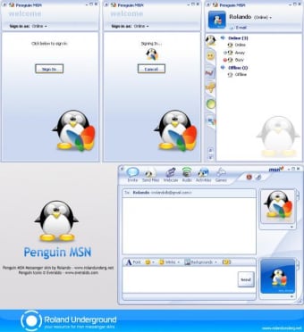 Penguin MSN Skin