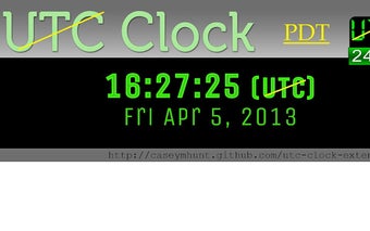 GMT/PDT Clock