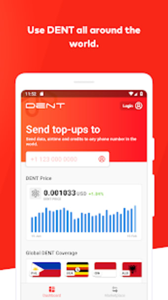DENT: eSIM data plans  data top-up for all phones