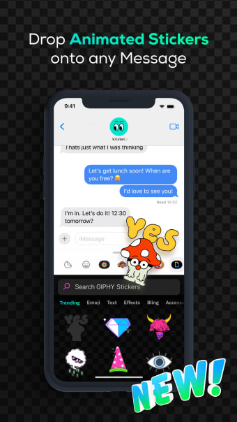 GIPHY Sticker Extension