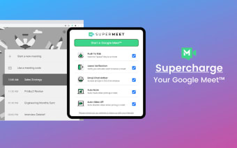 Google Meet Push to Talk & More - Supermeet