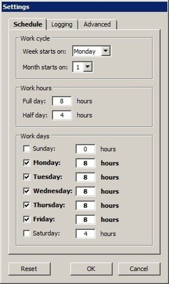 Work Time Monitor