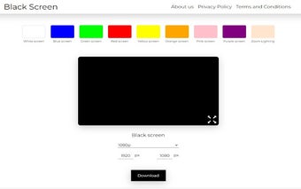 Black Screen Test | Online Tool