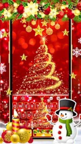 Gold Red Christmas Theme
