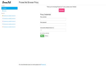 Proxee.net Browser Proxy