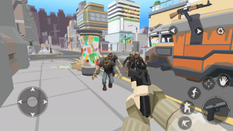 Zombie Battleground: Shooting Games Pixel FPS 3D