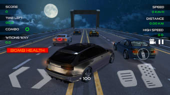 Audi Highway Car Traffic Racer Game