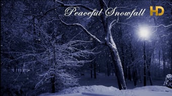Peaceful Snowfall HD